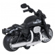 Metalowy Motocykl Czarny z Funkcją Świateł i Dźwięku