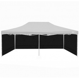 Aga Ściany boczne do stoiska 3x6m Czarny