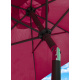 Linder Exclusiv Przechylany parasol 250 cm Ciemno czerwony 