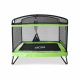 Aga Trampolina ogrodowa Prostokątna 122x183 cm Jasno zielona + siatka zabezpieczająca + huśtawka