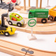 Aga4Kids Drewniany tor kolejowy 36 części DS5642