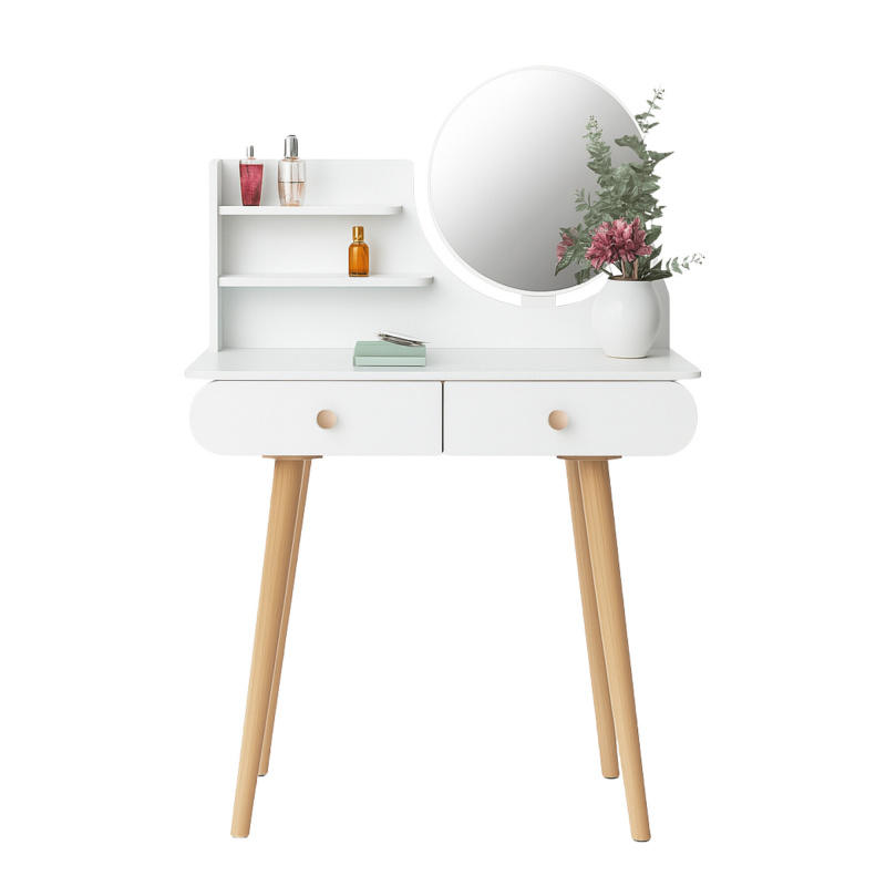 Aga TOALETKA KOSMETYCZNA Z LUSTREM MRDT08-W