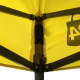 Aga Namiot handlowy bez ścianek bocznych 2x2 m Żółty