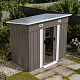 Aga Domek ogrodowy 217x174x110 cm Szary