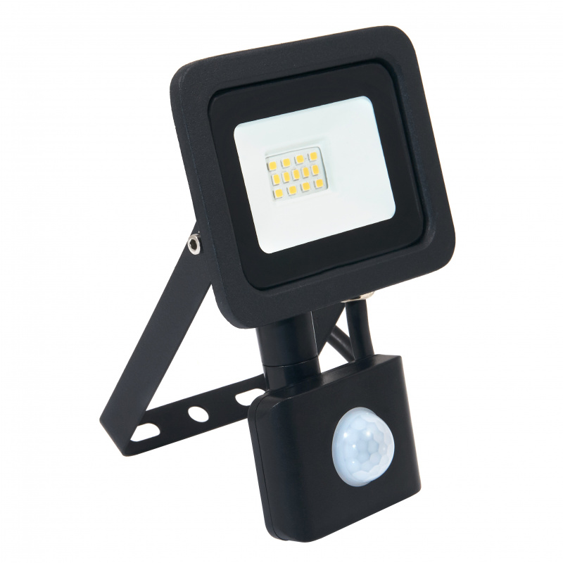 Reflektor LED RODIX PREMIUM z czujnikiem PIR - 10W - IP65 - 850Lm - biały zimny - 6000K - gwarancja 36 miesięcy