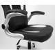 Fotel gamingowy Aga Racing Black - White