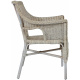Aga Zestaw rattanowy LARUS White Maroon