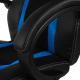 Fotel gamingowy Aga MR2060 czarno - niebieskie
