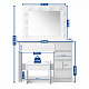 TOALETKA kosmetyczna LUSTRO 12 LED TABORET