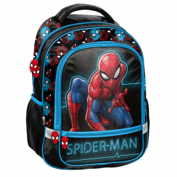 Dwukomorowy plecak szkolny Paso Spiderman