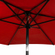 Aga Parasol ogrodowy z regulacja przechyłu 250 cm czerwony