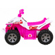 Quad The Fastest na akumulator dla dzieci Różowy + Silnik 25W
