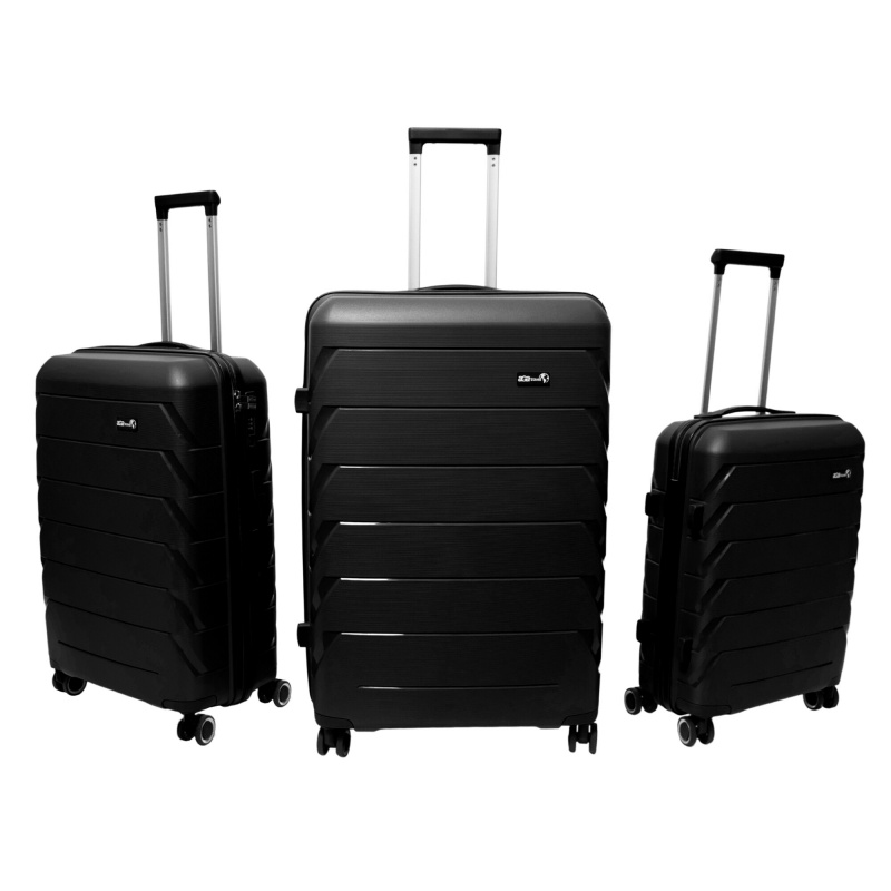 Aga Travel Zestaw walizek podróżnych MR4675 czarny