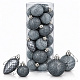 Aga Bombki choinkowe MIX 31 szt. 3-4,5 cm grafitowe