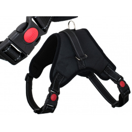 Szelki dla psa bezuciskowe wygodne odblaskowe L