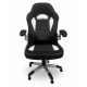 Fotel gamingowy Aga Racing Black - White