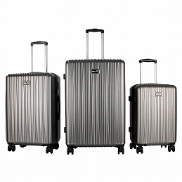 Aga Travel Zestaw walizek podróżnych Ciemnoszary - 2.GATUNEK
