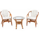 Aga Zestaw rattanowy SITA Honey White