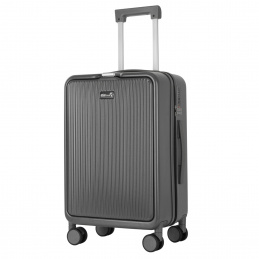 Aga Travel Walizka podróżna MR4671 Ciemnoszara