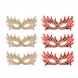 Aga4Kids Maski dziecięce imprezowe DS941SR 6 szt.