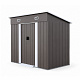 Aga Domek ogrodowy 217x174x110 cm Szary