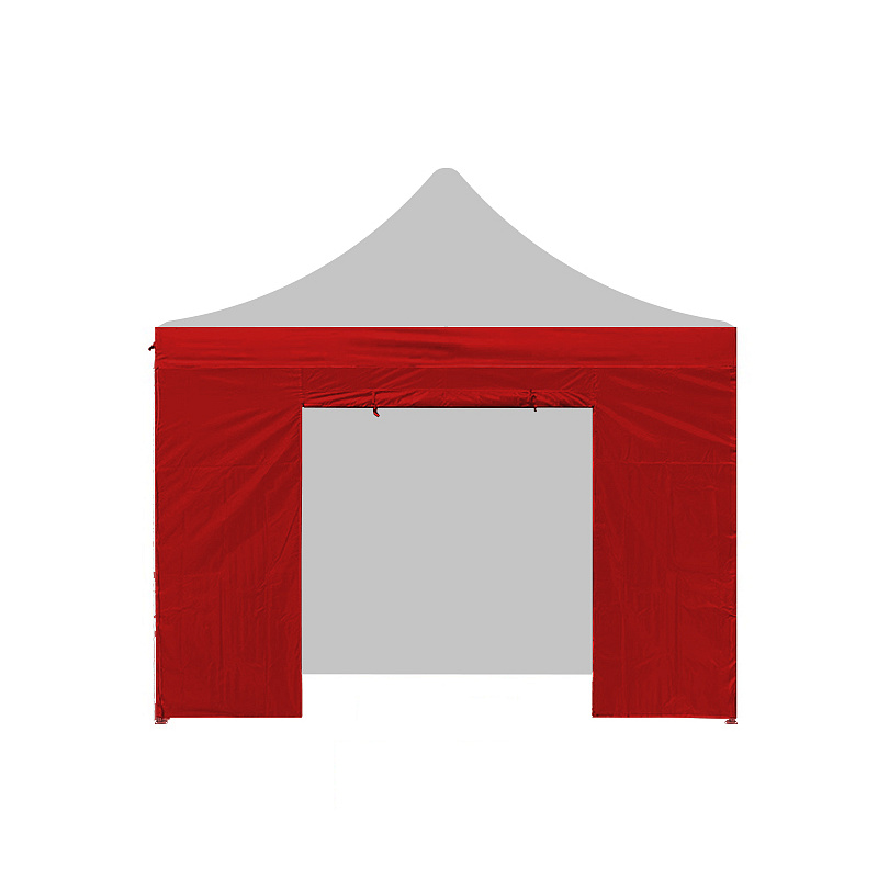 Aga Ściana boczna z drzwiami POP UP 3x3 m Czerwony