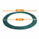 Aga Osłona sprężyn trampoliny 366 cm Dark Green