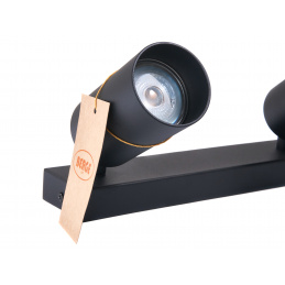 Reflektor sufitowy LED VIKI-L 3x GU10 czarny