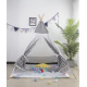 Aga4Kids Baby Teepee ZigZag Biały