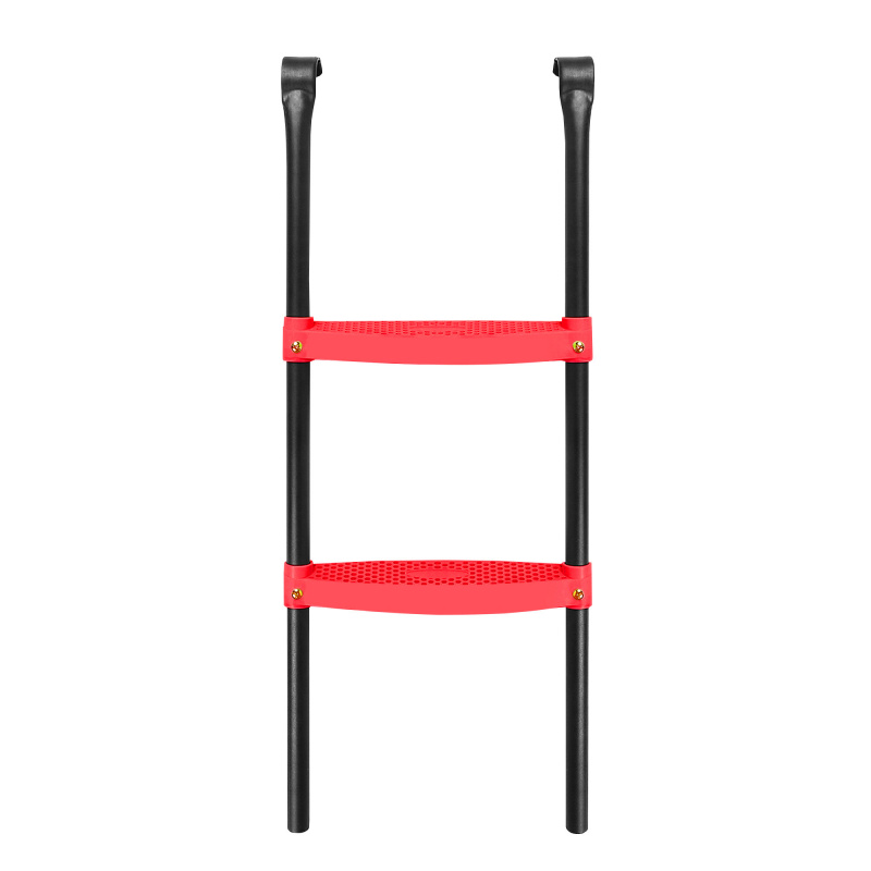 Aga Uniwersalna drabinka do trampolin rozmiar 305 - 430 cm ( 10ft - 14ft ) Czarny/Czerwony