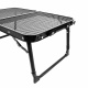 Aga Stół kempingowy turystyczny składany 60x40x25/33 cm czarny
