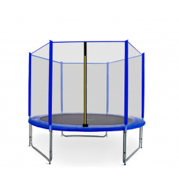 Aga SPORT PRO Trampolina 250 cm Niebieska + siatka ochronna