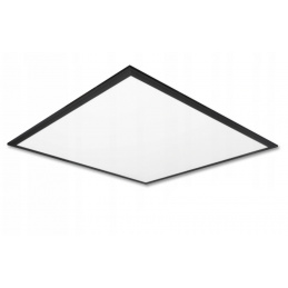 Panel LED czarny 60 x 60cm - 50W - 4700Lm - neutralna biel