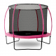 Aga SPORT EXCLUSIVE Trampolina 180 cm Różowa + siatka zabezpieczająca 