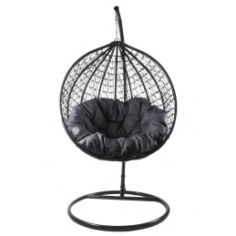 FOTEL WISZĄCY OGRODOWY KOSZ HUŚTAWKA Orta + Poduszki