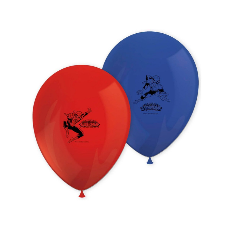 Aga4Kids Balony "Spiderman", 28 cm, 8 szt