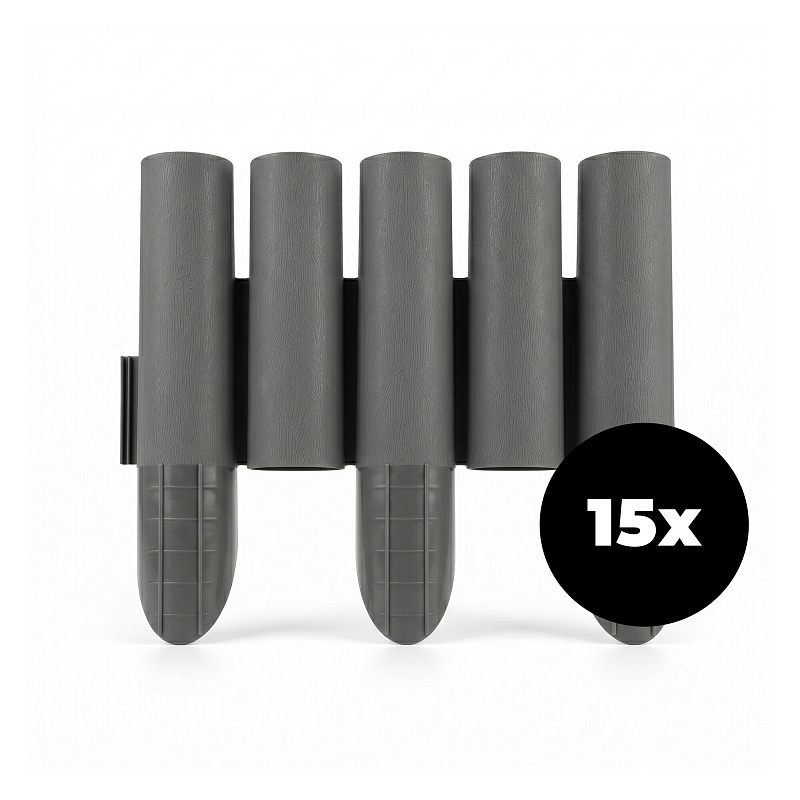 Aga Ogrodowy plastikowy obrzeże 29,5x25,5x5,4 cm 15 sztuk