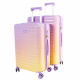 Aga Travel ZESTAW WALIZEK 2w1 MR4673 Żółty/Fioletowy