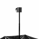 Aga PARASOL Z WZOREM 97 cm Czarny