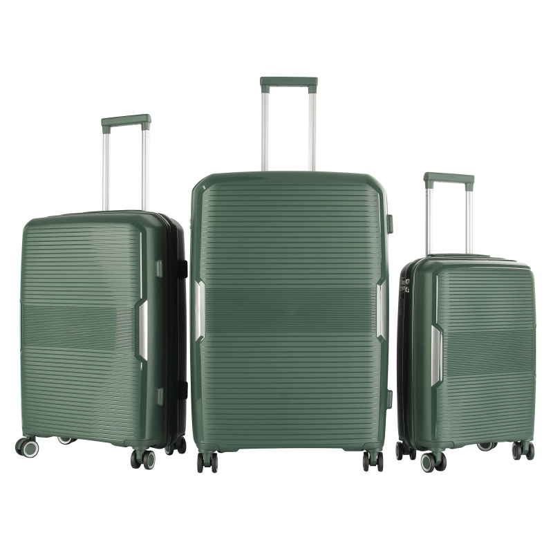 Aga Travel Zestaw walizek podróżnych MR4682 Ciemnozielony