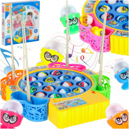 Gra rodzinna rybki łowienie 15 rybek + 4 wędki