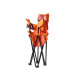 Linder Exclusiv Krzesło turystyczne dziecięce Angler z oparciem Tygrys