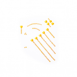 Aga4Kids Samoprzylepne cyrkonie DS8113AG