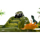 Kruzzel 17248 tory samochodowe dinozaurów 240 sztuk