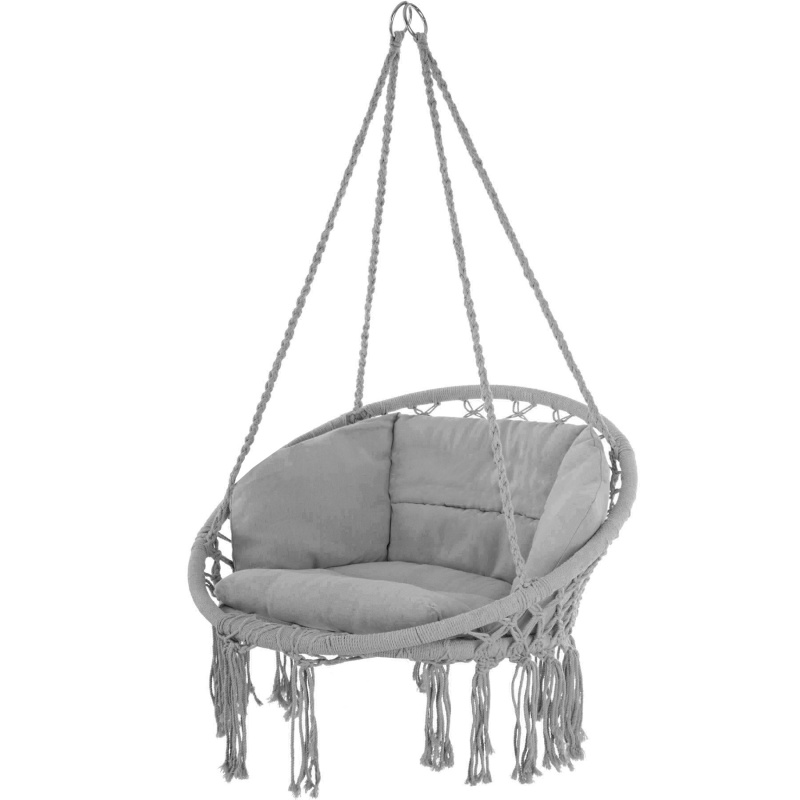 Fotel wiszący Aga MR4510LG Jasnoszary