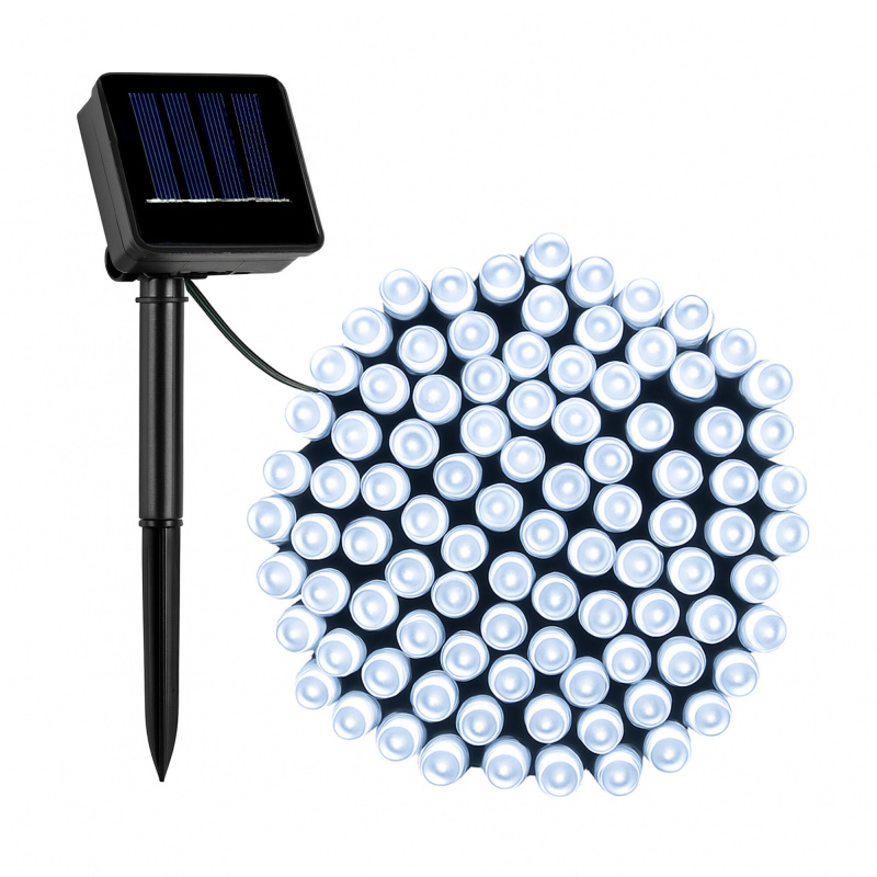 Linder Exclusiv Solarny łańcuch świetlny 150 LED Zimna biel