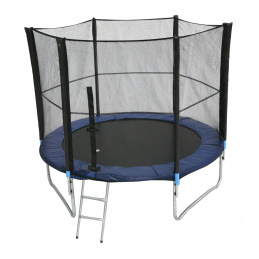 Linder Exclusiv Trampolina XXL 250 cm + siatka ochronna + drabinka + pokrowiec