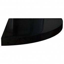 Linder Exclusiv Półka narożna 29x29 cm Czarna