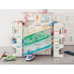 Kolorowanka 3D do składania XXL - Parking 4l+ MONUMI uniwersalny