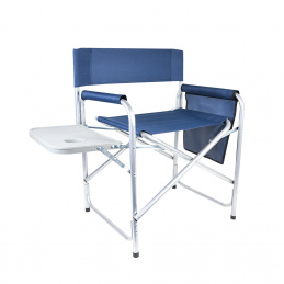Aga Krzesło TURYSTYCZNE WĘDKARSKIE KEMPINGOWE SKŁADANE Ciemno Niebieskie